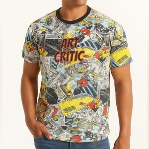 Mens Original Gravity Art Critic size small Comic t-shirt Small